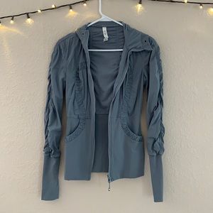 Lululemon jacket grey zip size 6